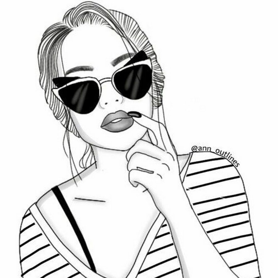 Раскраски девушки