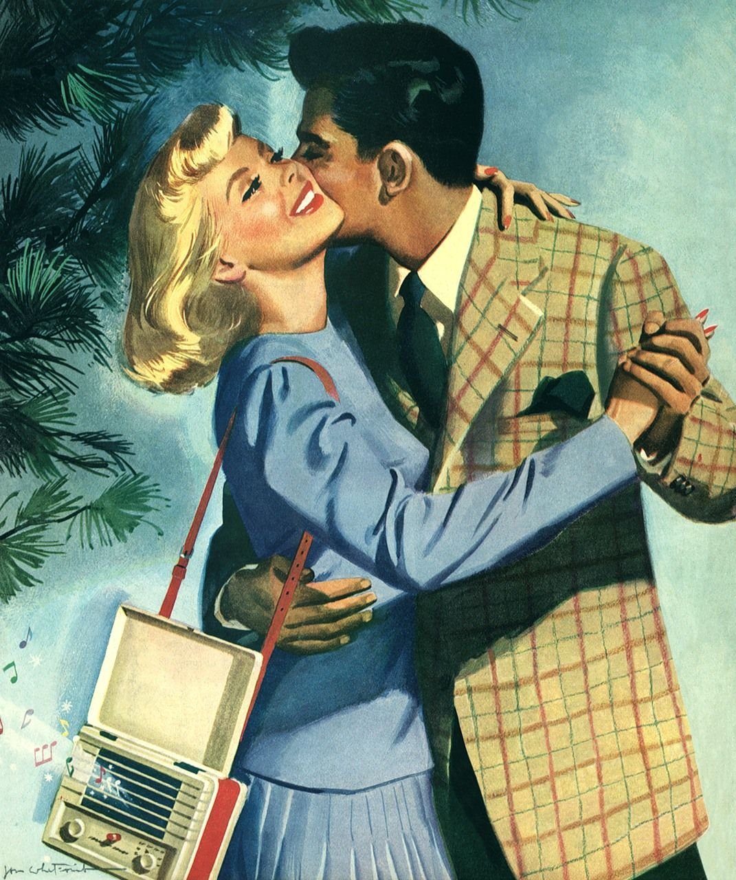 Влюбленные ретро