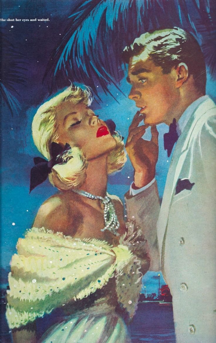 Пара в стиле ретро