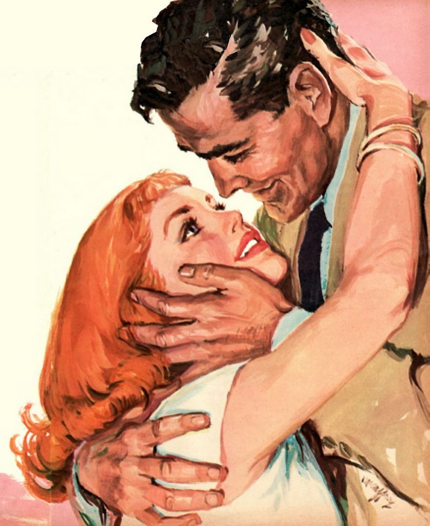 Любовь ретро картинки