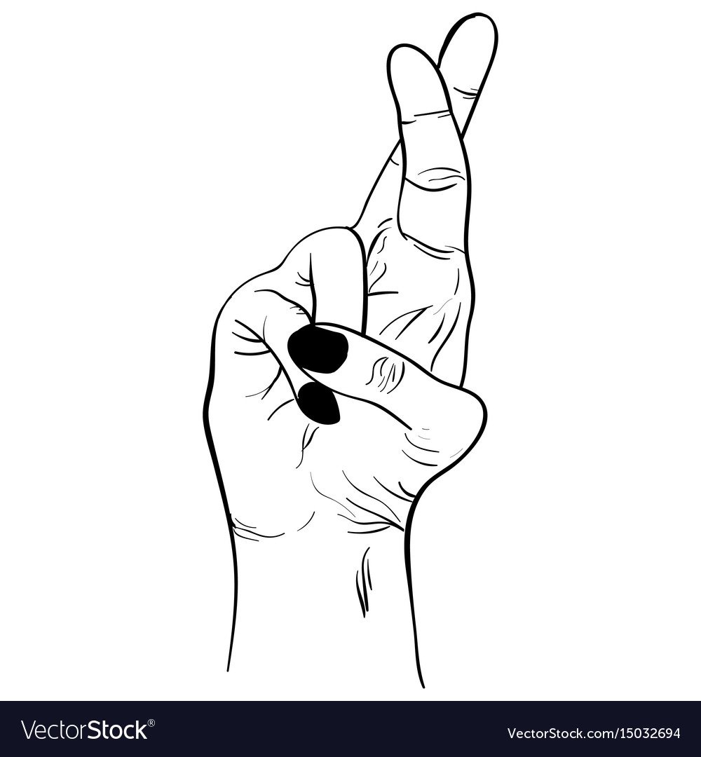 Перекрещенные пальцы рук