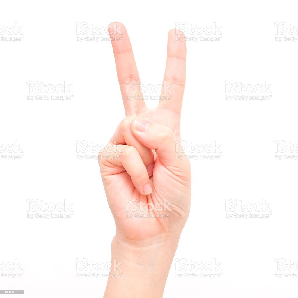 Санскрин два пальца