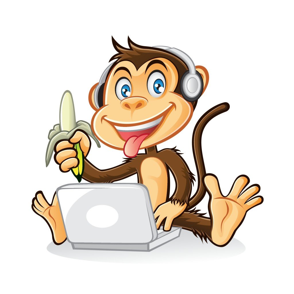 Механическая обезьянка с тарелками