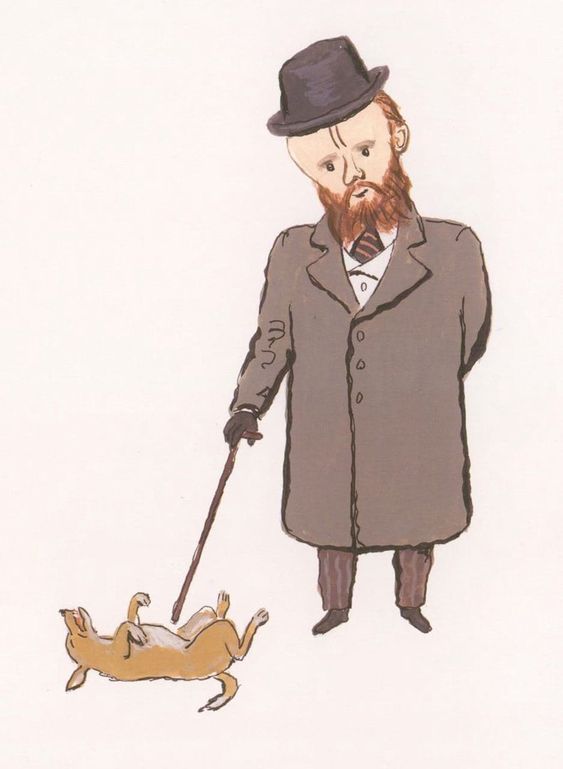 Федор Михайлович Достоевский шарж