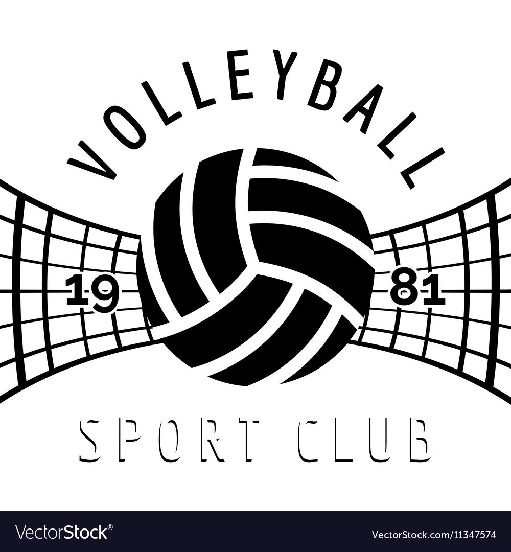 Волейбольная сетка эмблема