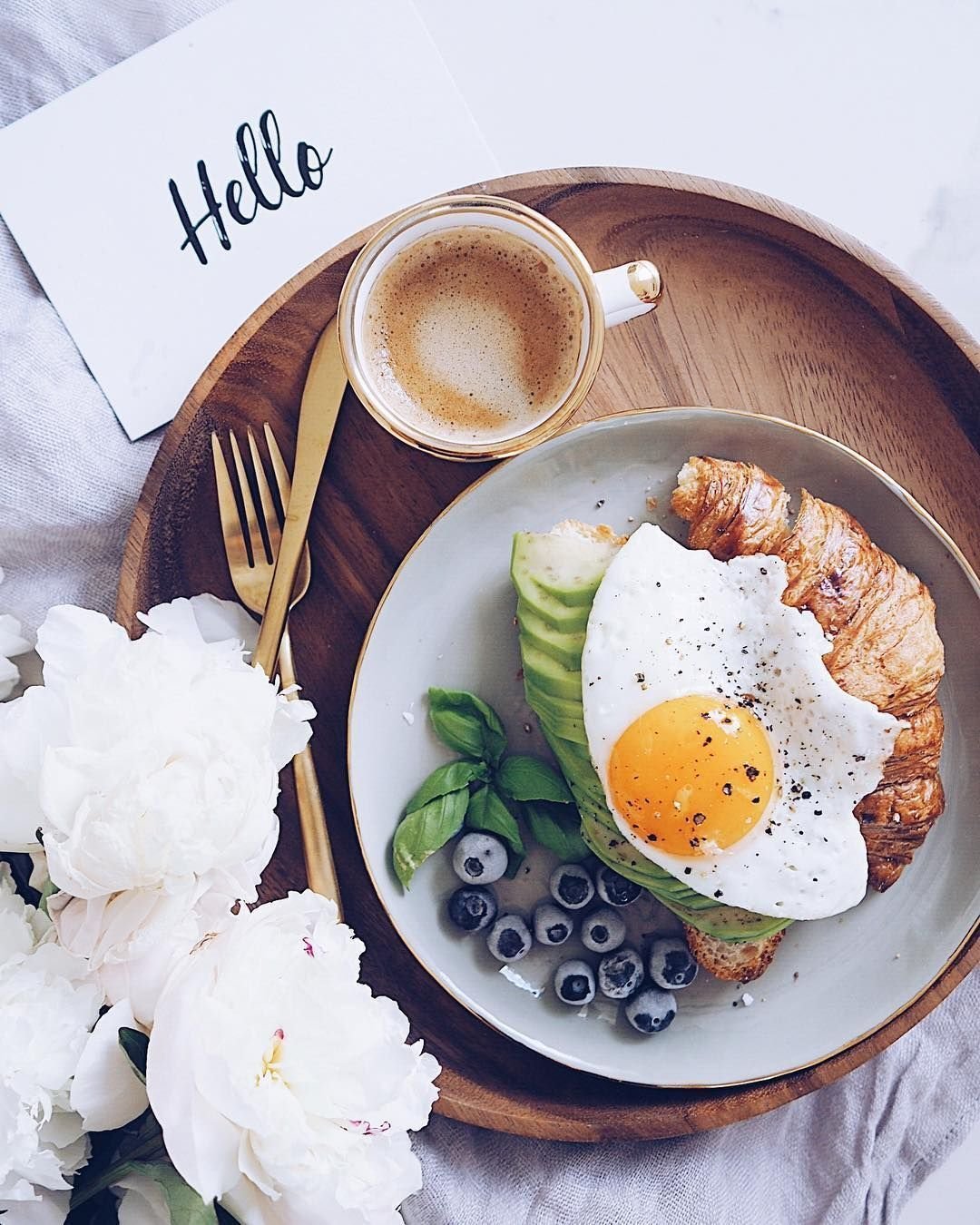 Красивый завтрак