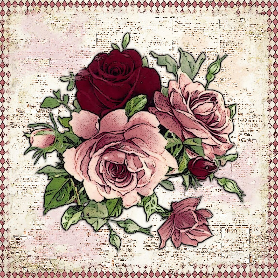 Викторианские розы