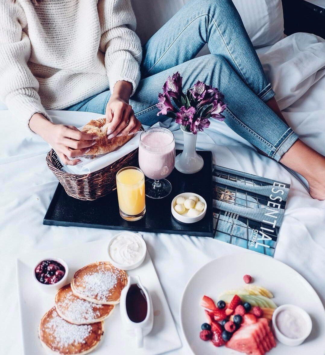 Стильный завтрак