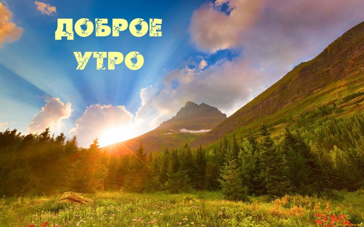 Доброе утро дорогой человек