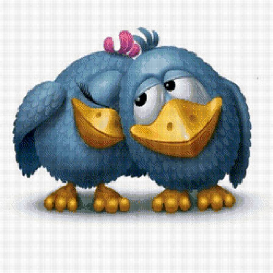 Две Веселые птички