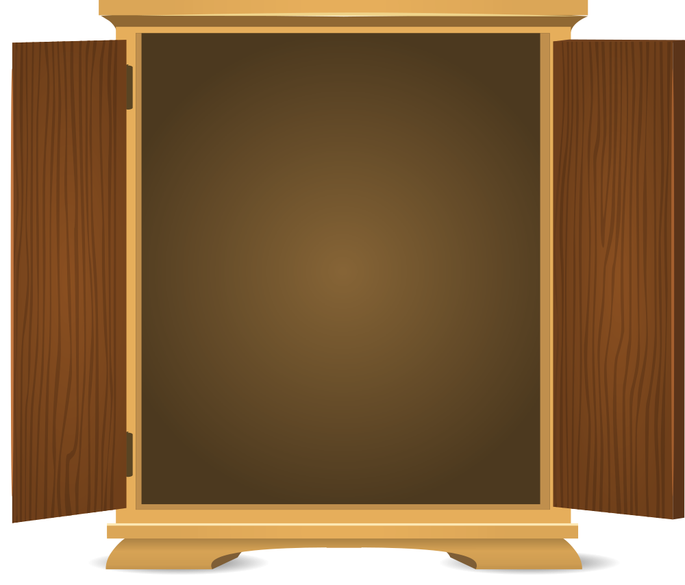 Шкаф на прозрачном фоне