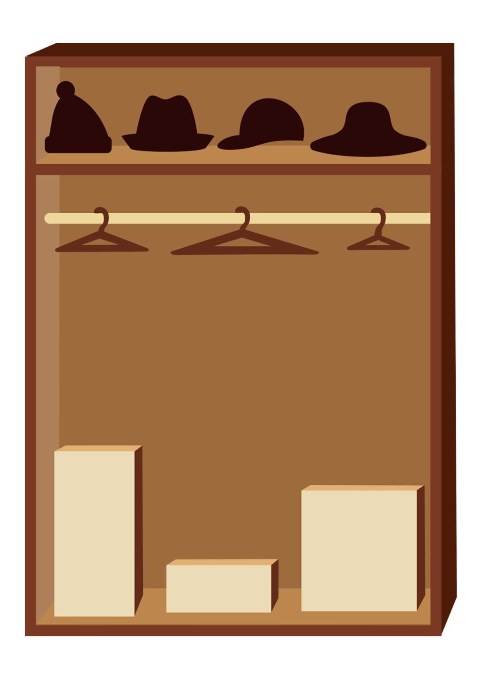 Мультяшный шкаф для одежды