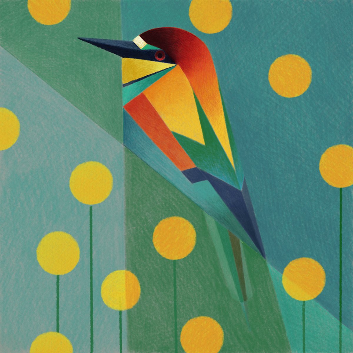 Геометрические оригами животные