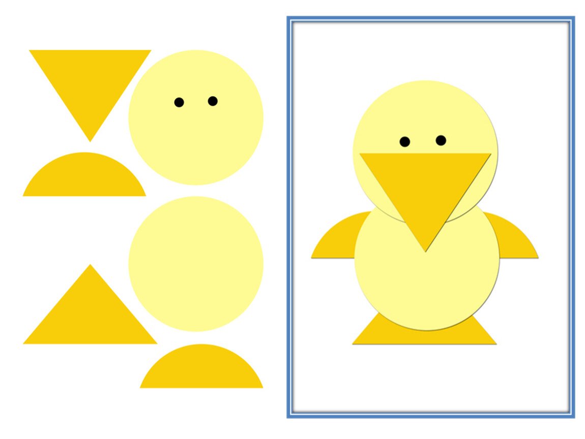 Геометрическая птичка