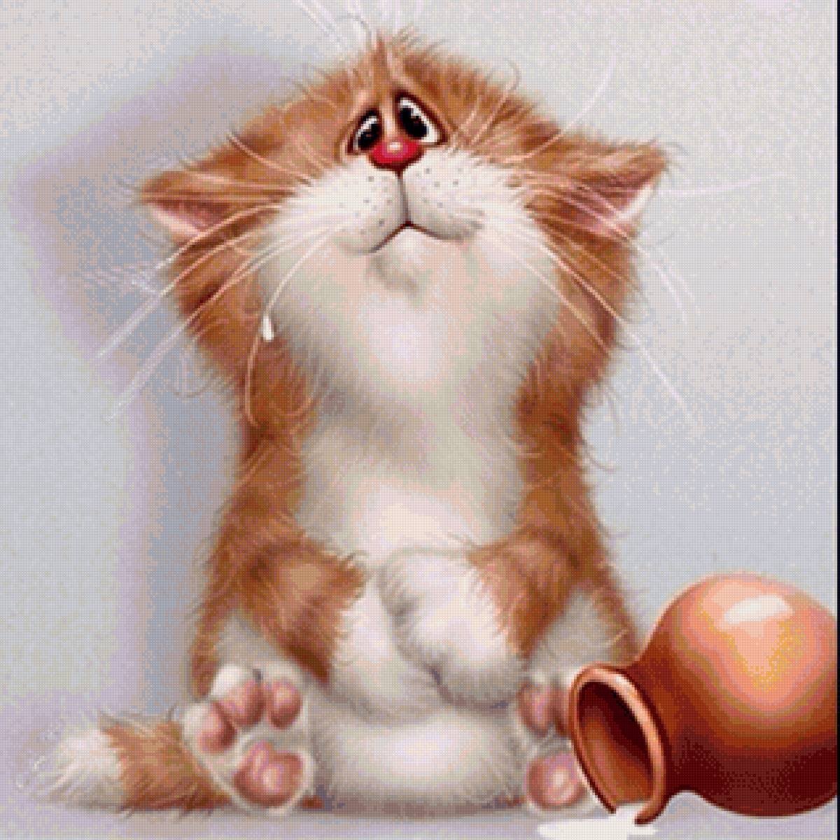 Прикольный кот с добрым утром