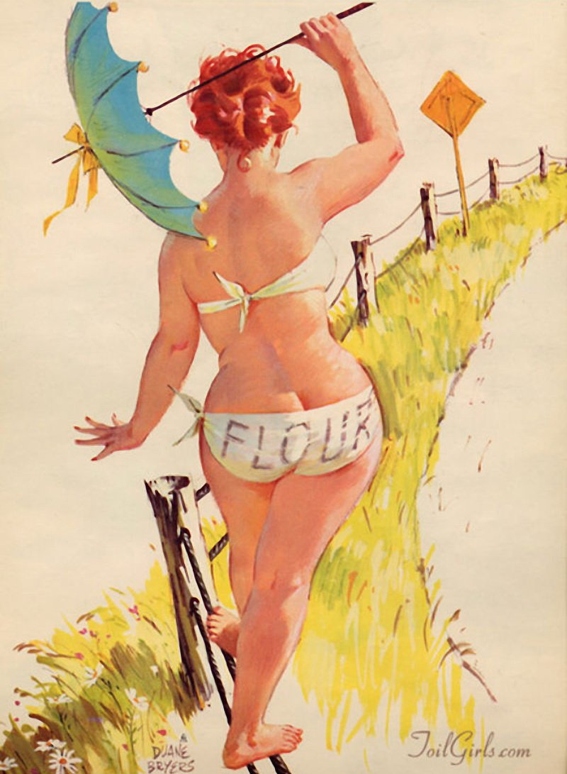 Дуэйн Брайерс Duane Bryers толстушка Хильда