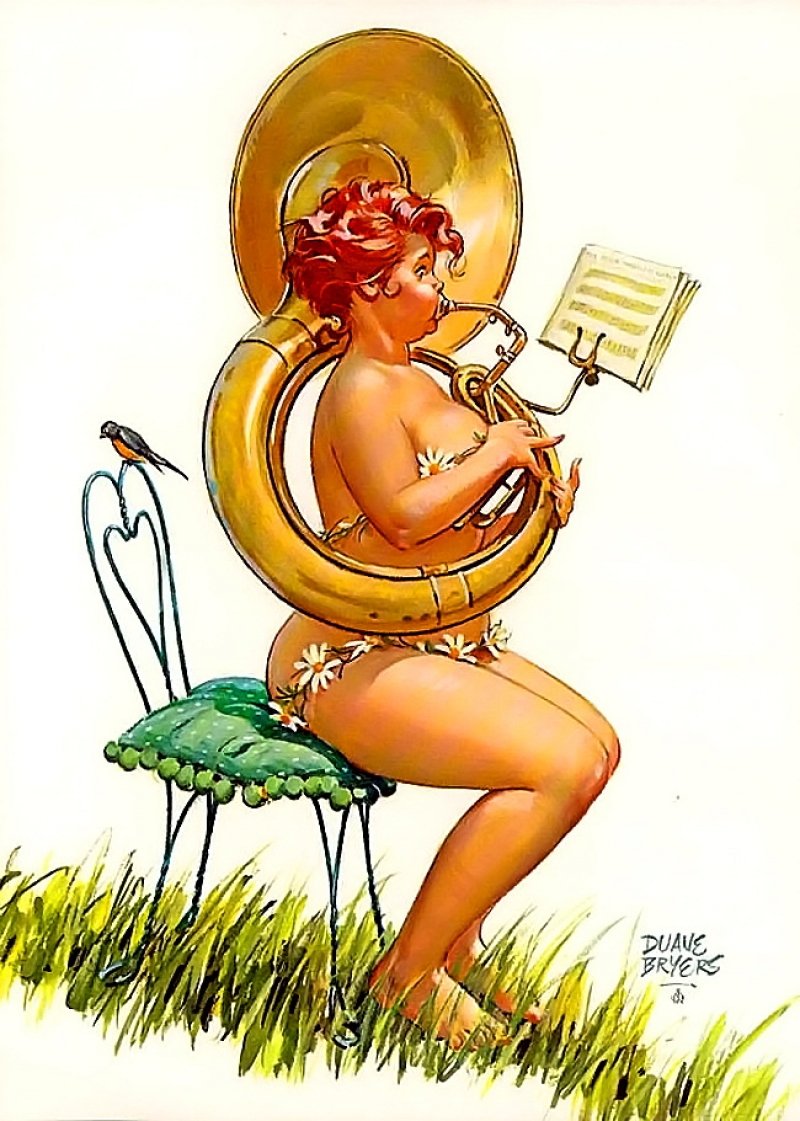 Дуэйн Брайерс Хильда в постели