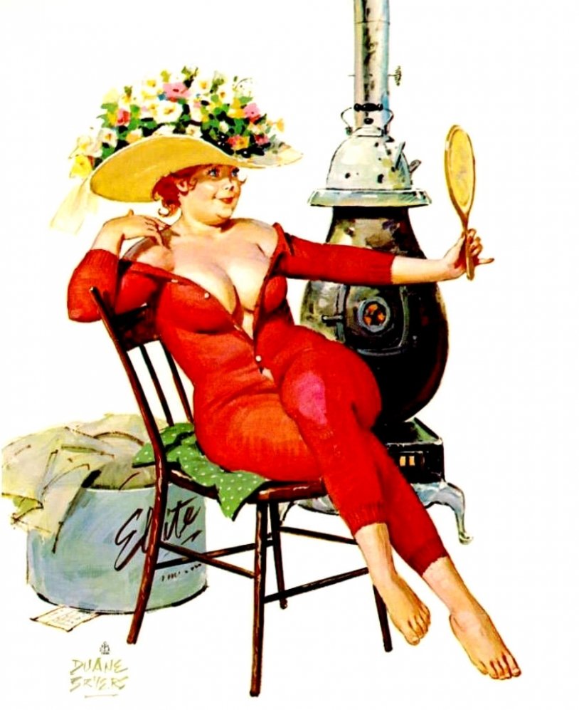 Художник Дуэйн Брайерс толстушка Хильда