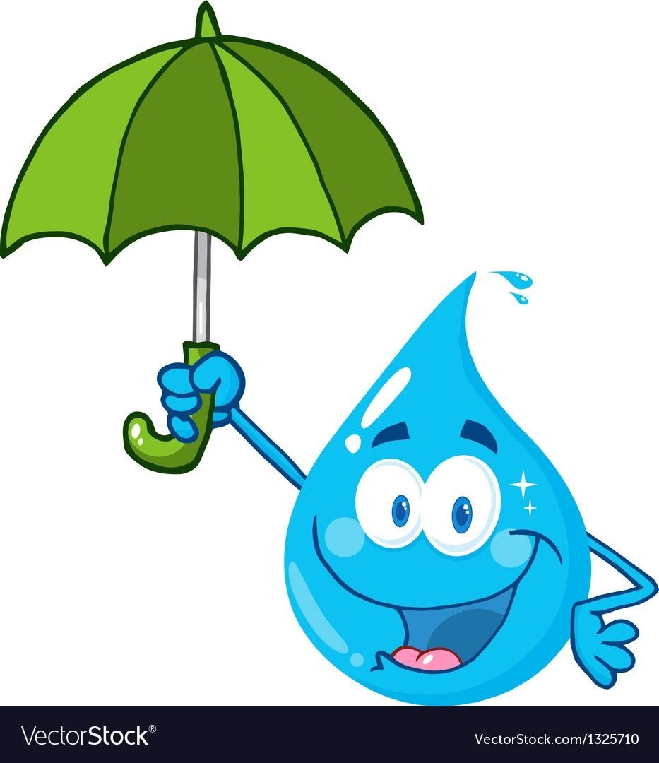 Смешная капля воды