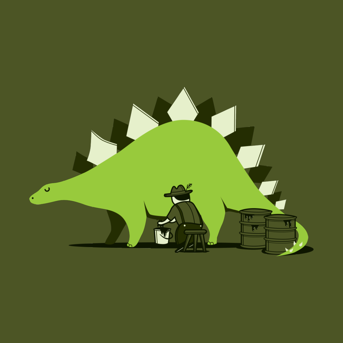 Динозаврики Минимализм