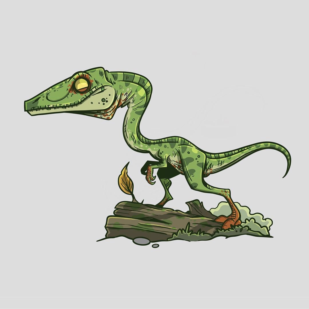 Маленькие динозавры арт