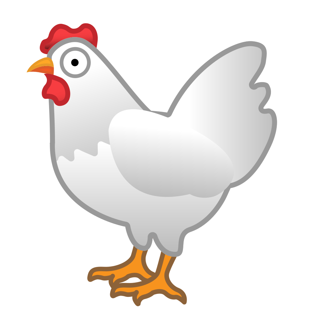 Значок курица