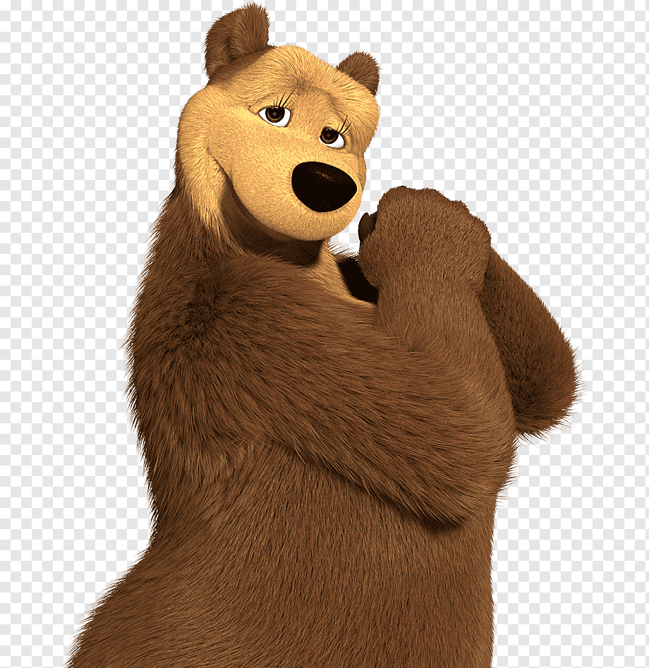 Медведица из мультика Маша и медведь