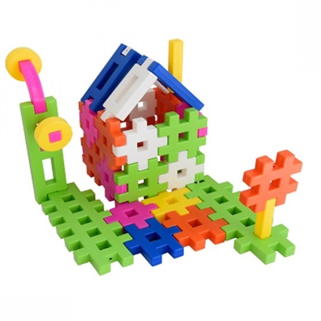 Кострома. Конструктор "малыш 2" 70 деталей, пластик, в сетке, арт.м-002с