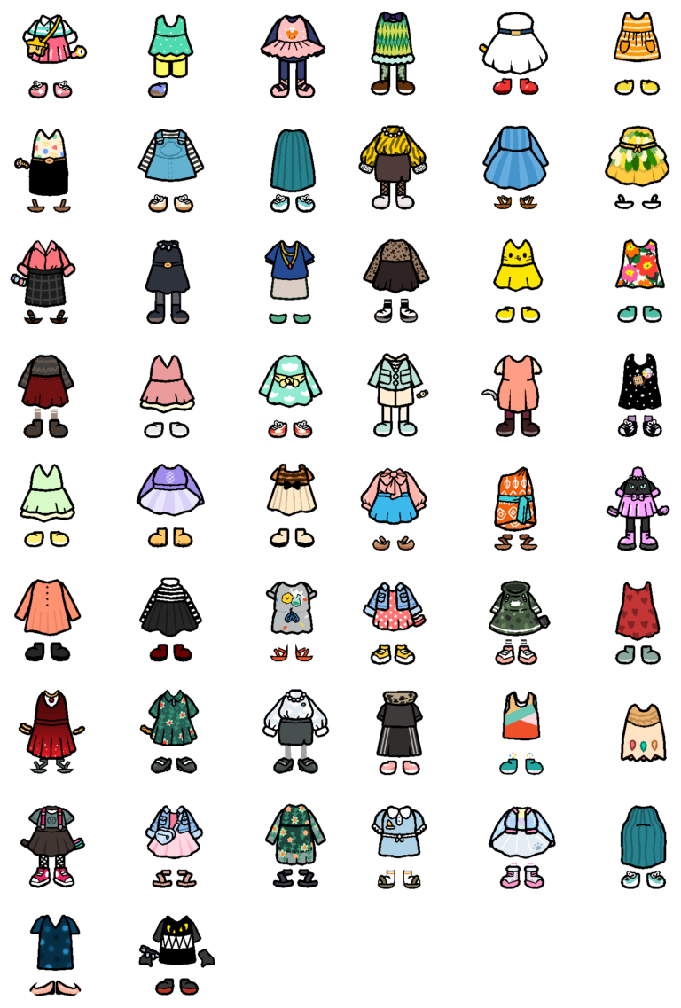 Тока бока Наряды