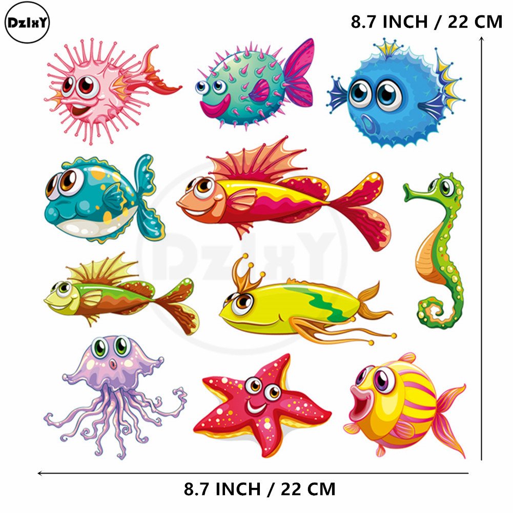 Морские обитатели в круге