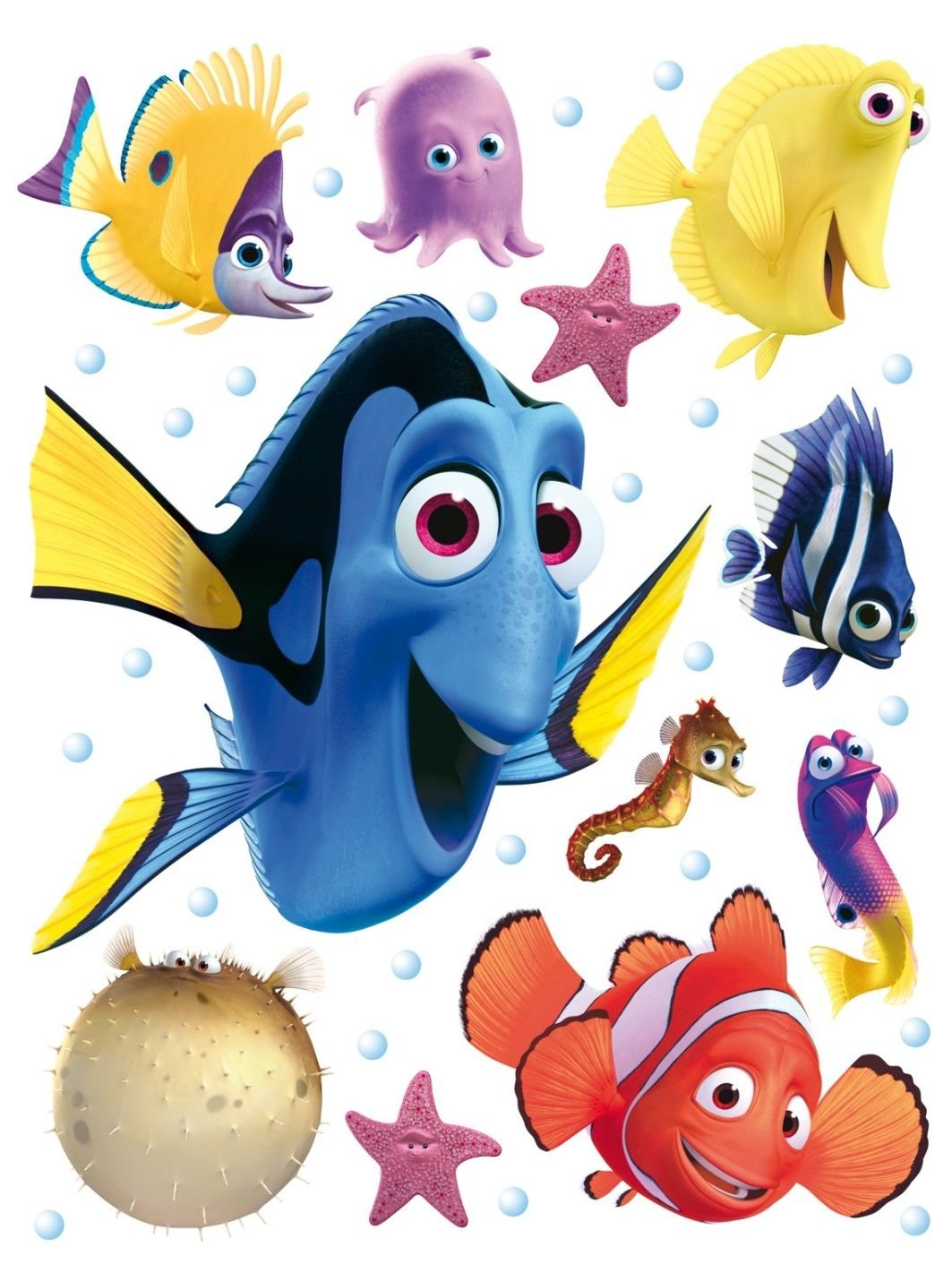 Золотая рыбка на синем фоне