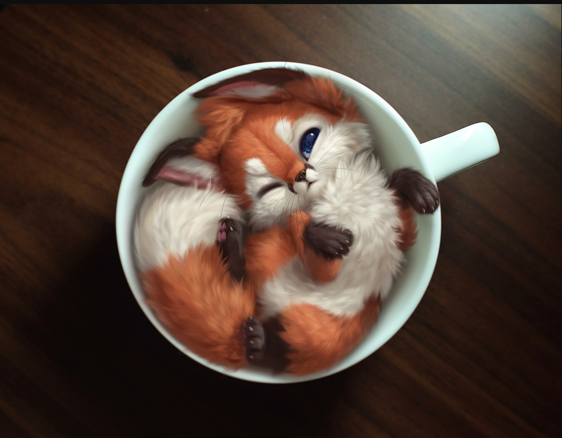 Фурри Антро Лис демон