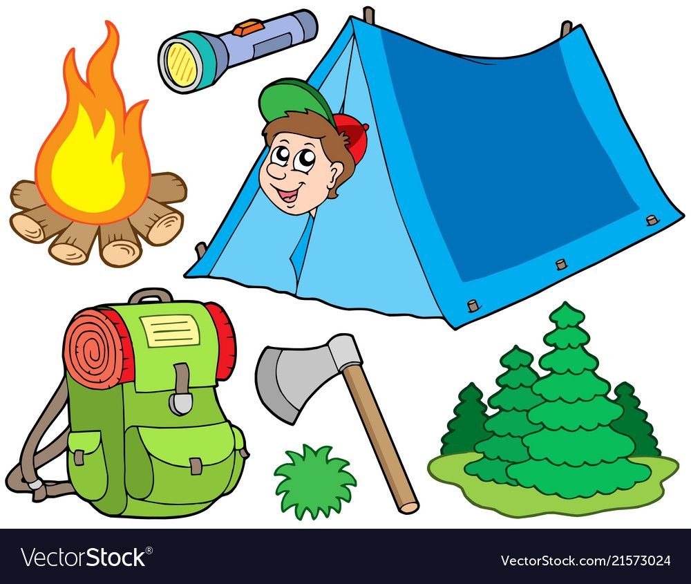 Туристический поход рисунок