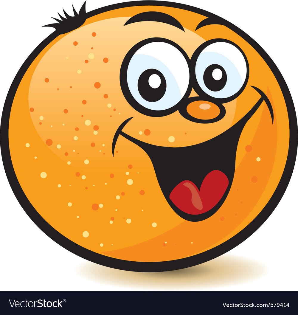 Маска апельсина для детей