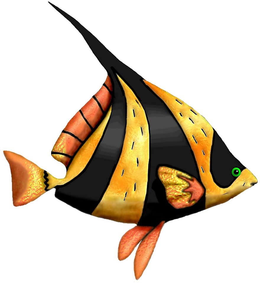 Рыбка из фигур