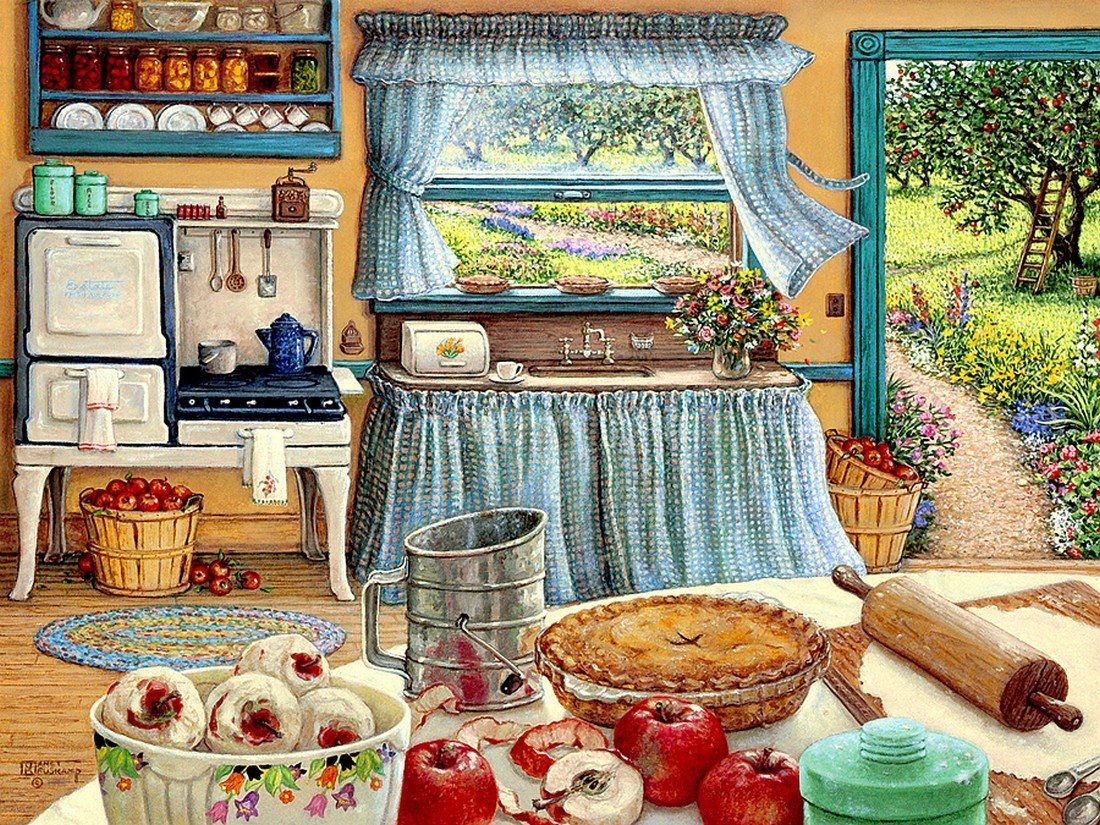 Художник Жанет Крускамп картины