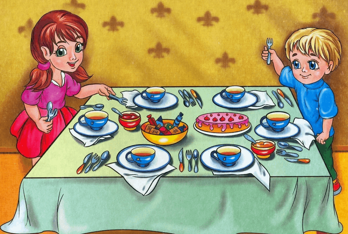 Этикет за столом для детей