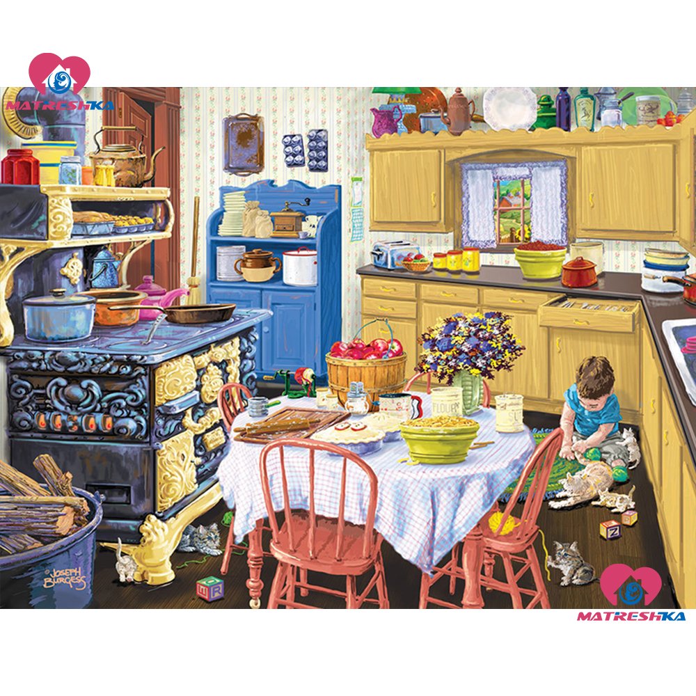 Мальчик разбил вазу