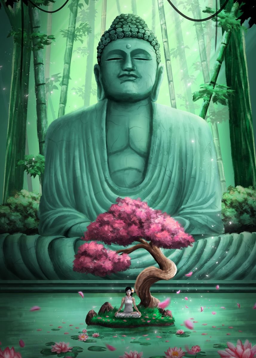 Лотос Будда синий