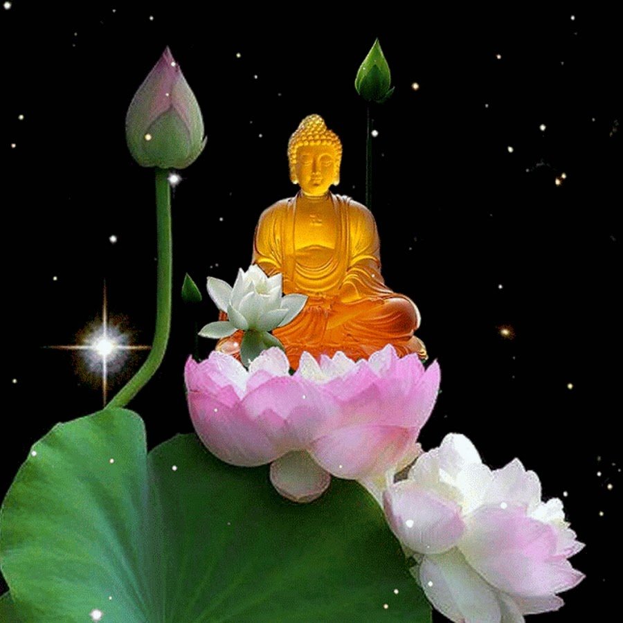 Будда на цветке лотоса