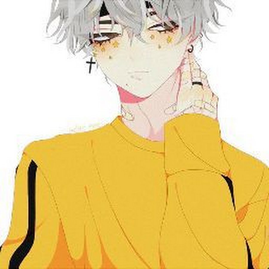 Аниме парень в желтом