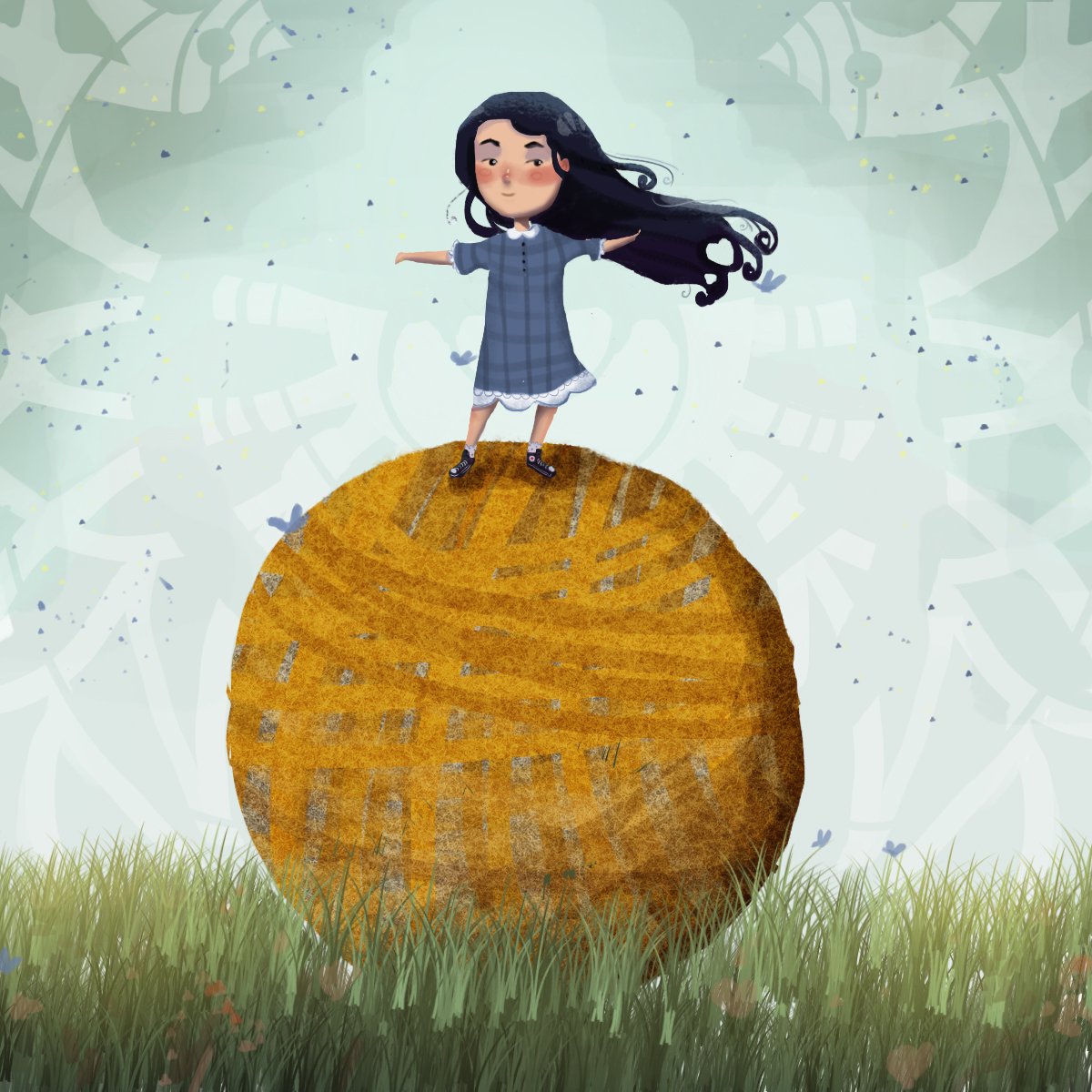 Клубок красных ниток