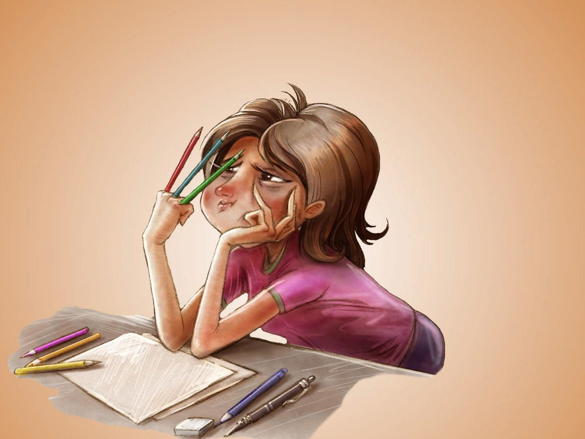 Усталь иллюстрация