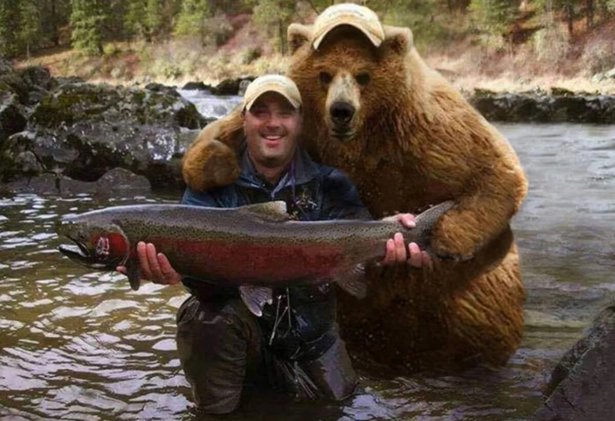 Мультяшка с удочкой