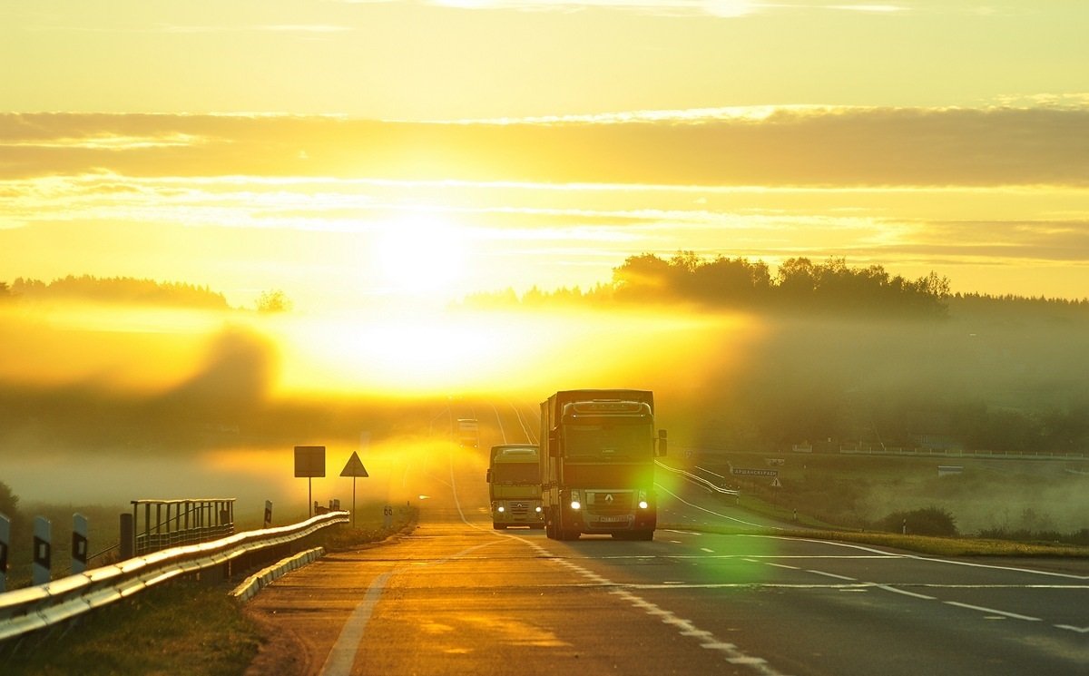 Утро дорога