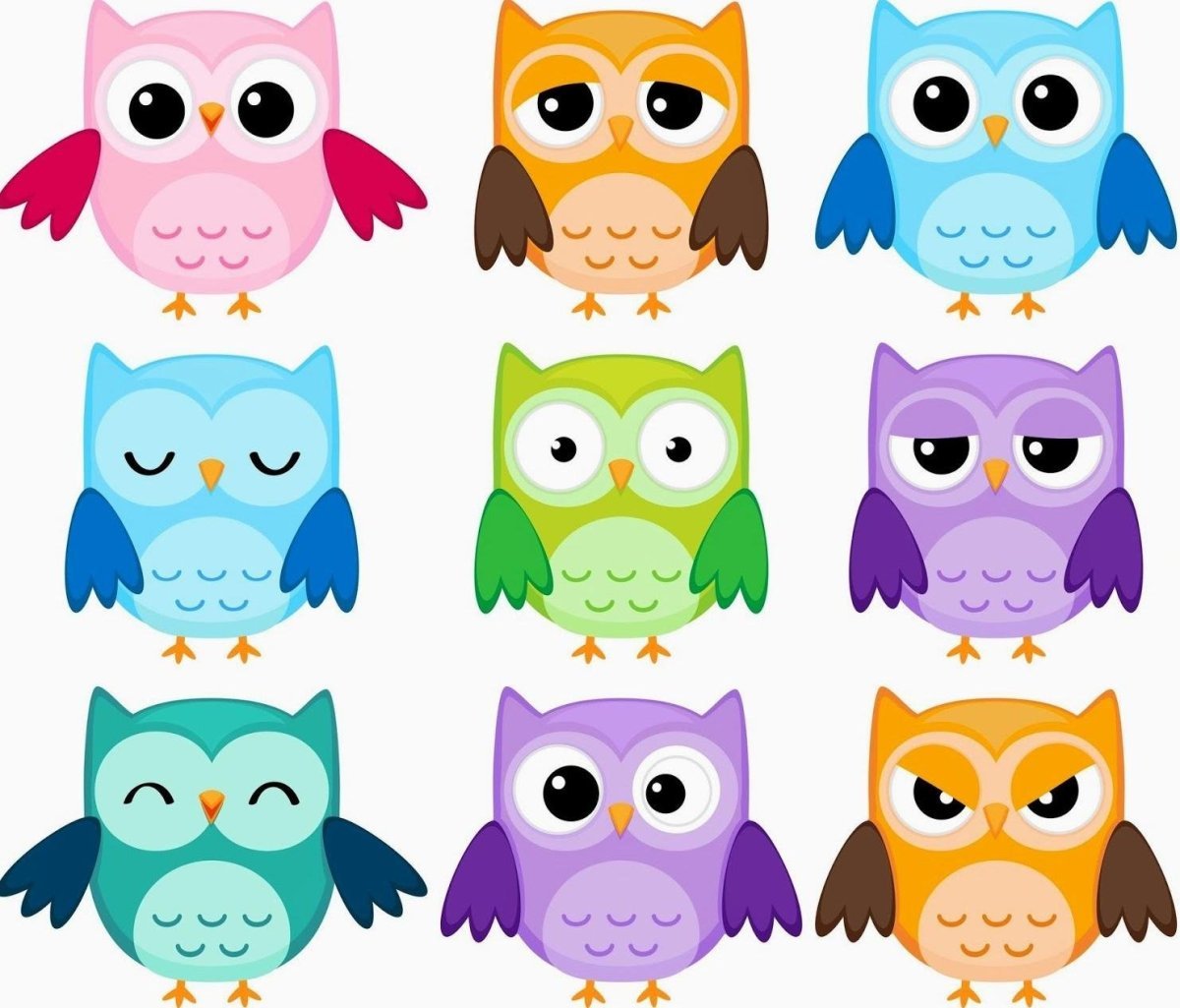 Стикеры в виде Совы