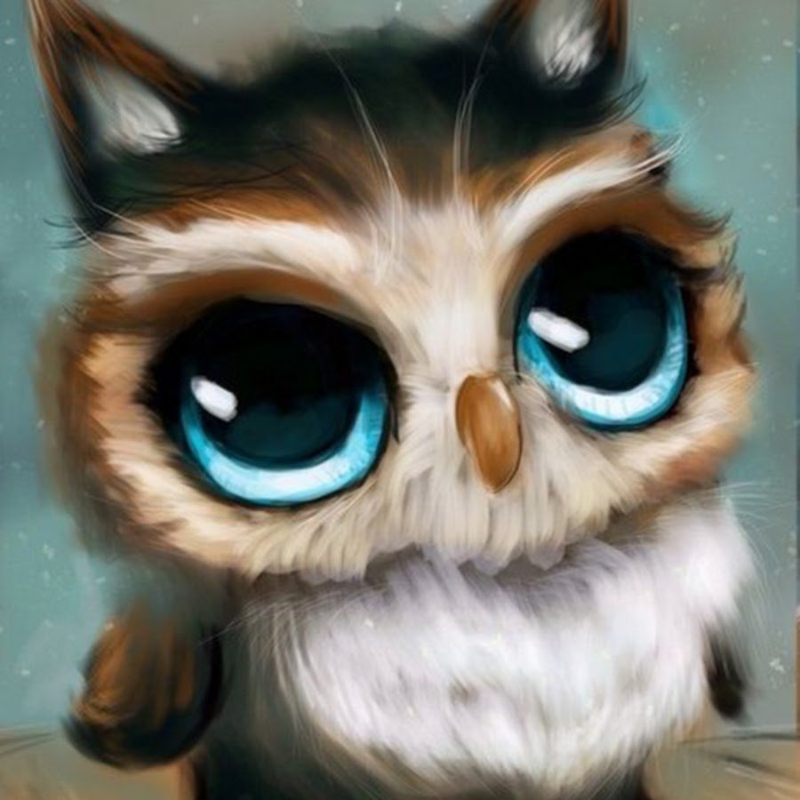 Мультяшка с большими глазами