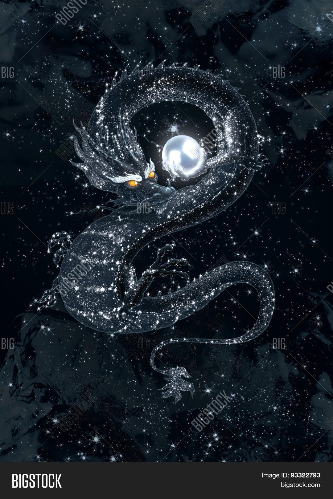 Алмазная мозаика дракон 5д