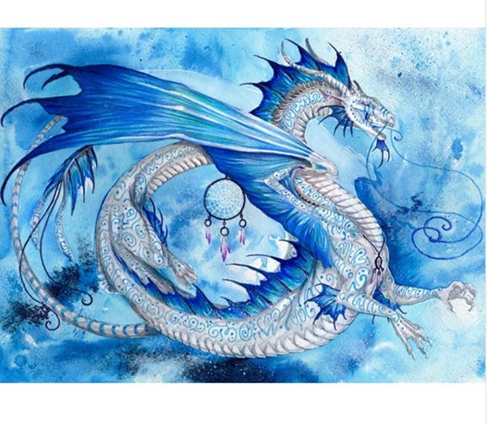 Белый китайский дракон