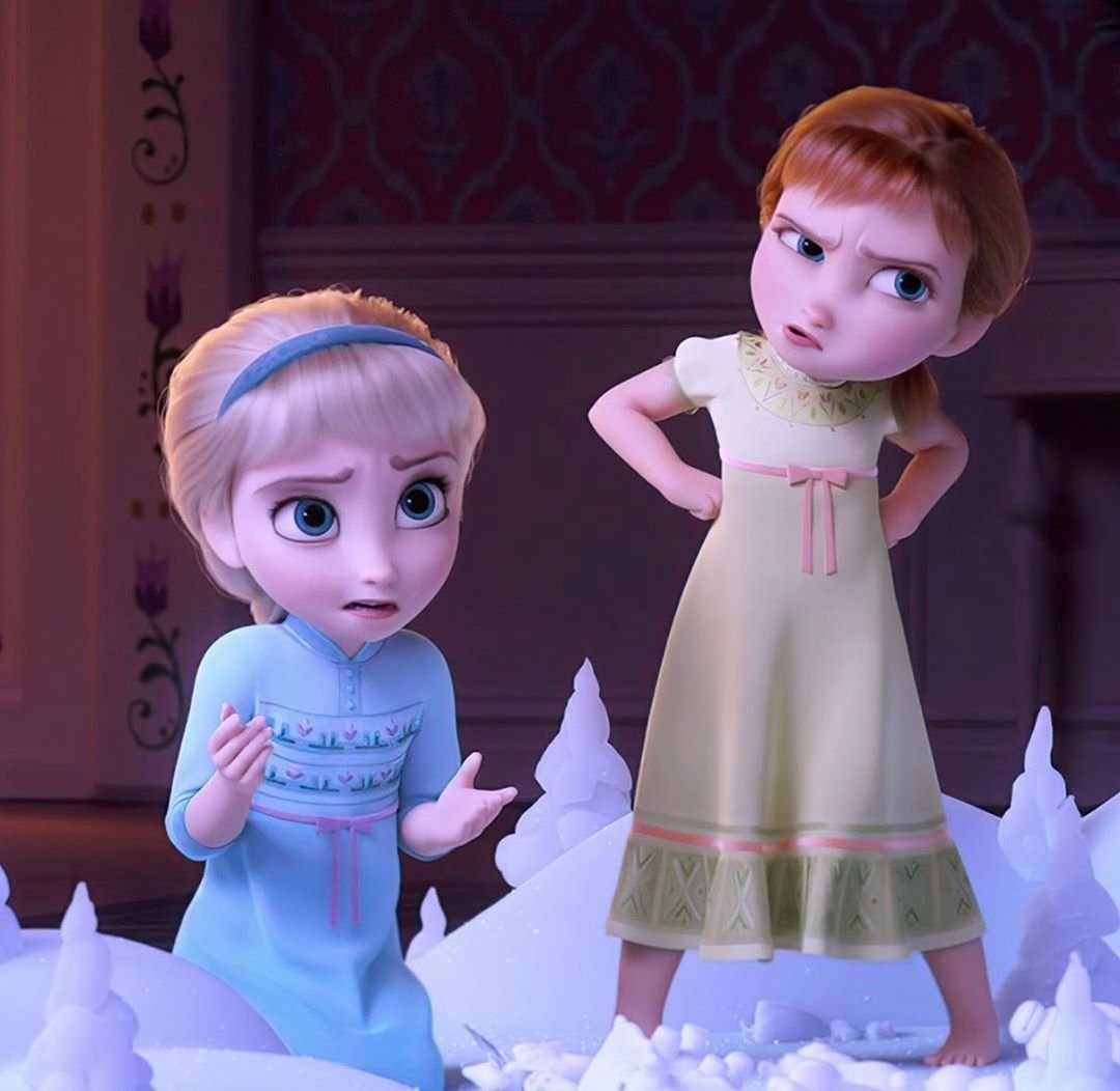 Эльза и Анна маленькие